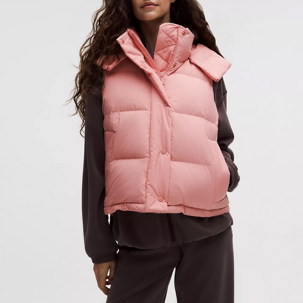 lululemon Wunder Puff 600-Down-Fill Cropped Vest Size 6